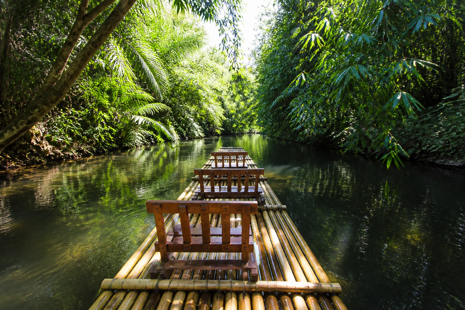 Bamboo Rafting & Sea Turtle Centre — Half Day
